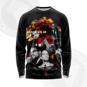 Malcolm X Picture Long Sleeve Shirt