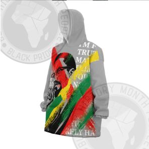 Malcolm X Rastafari Movement Snug Oversized Blanket Hoodie