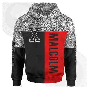 Malcolm X Red Classic Hoodie