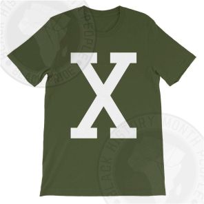 Malcolm X Retro Colors T-shirt