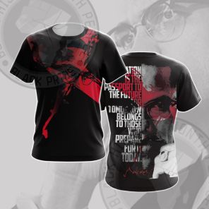 Malcolm X Saying Cosplay T-shirt
