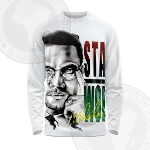 Malcolm X STAY WOKE Long Sleeve Shirt