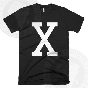 Malcolm X White X Retro T-shirt