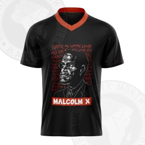 Malcolm X Wisdom Football Jersey