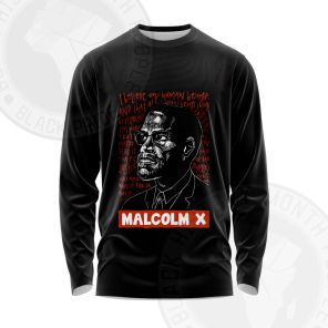 Malcolm X Wisdom Long Sleeve Shirt