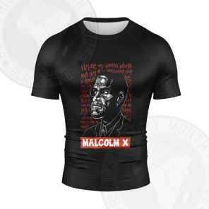 Malcolm X Wisdom Short Sleeve Compression Shirt