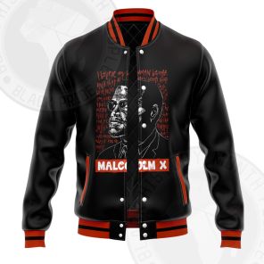 Malcolm X Wisdom Varsity Jacket
