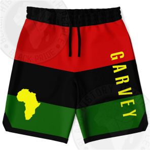 Marcus Garvey African RBG Basketball Shorts
