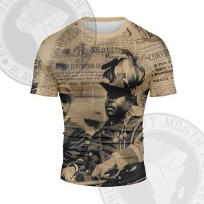 MARCUS GARVEY VINTAGE PHOTO Short Sleeve Compression Shirt