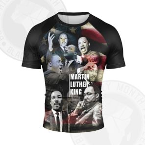 Martin Luther King Civil Rights Leader Short Sleeve Compression Shirt