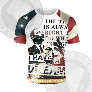 Martin Luther King Speech Short Sleeve Compression Shirt