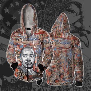 Martin Luther KingI have decided to stick to love Cosplay Zip Up Hoodie
