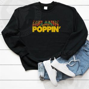 Melanin Poppin Yellow Sweatshirt