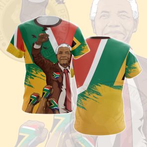 Nelson Mandela Free Life Cosplay T-shirt
