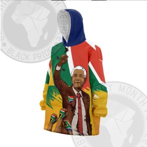 Nelson Mandela Free Life Snug Oversized Blanket Hoodie