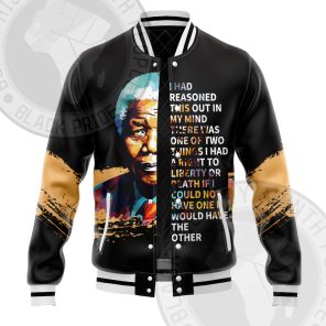 Nelson Mandela Free Or Die Varsity Jacket