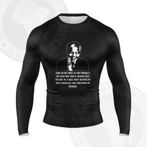 Nelson Mandela Get Rid Of Shackles Long Sleeve Compression Shirt