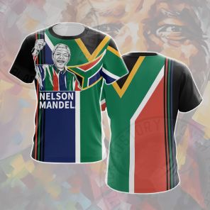 Nelson Mandela Great Leader Cosplay T-shirt