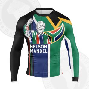 Nelson Mandela Great Leader Long Sleeve Compression Shirt