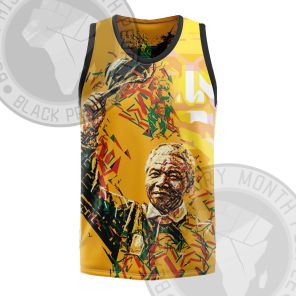 Nelson Mandela Rugby World Cup 1995 Basketball Jersey
