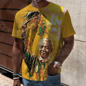 Nelson Mandela Rugby World Cup 1995 Cosplay T-shirt