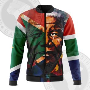 Nelson Mandela The Flame That Never Goes Out Bomber Jacket