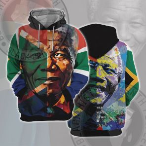 Nelson Mandela The Flame That Never Goes Out Cosplay Hoodie
