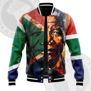Nelson Mandela The Flame That Never Goes Out Varsity Jacket