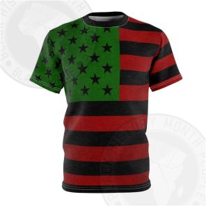 Pan-African RBG Flag Print All Over T-shirt