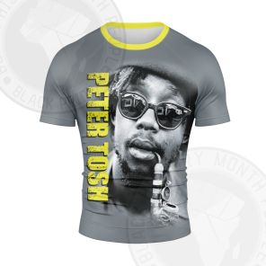 PETER TOSH PIPE Short Sleeve Compression Shirt