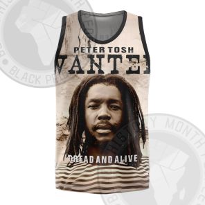 PETER TOSH WANTED POSTER Basketball Jersey