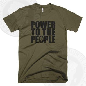 Power To The People Fist T-shirt