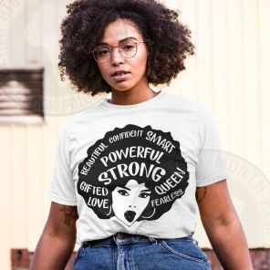 Powerful Strong Black Womens History Month Black History T-Shirt