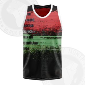 RED Black Green Significance Basketball Jersey