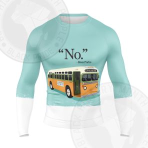 Rosa Parks Bus No Long Sleeve Compression Shirt