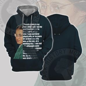 Rosa Parks Tired Of Giving In Cosplay Hoodie