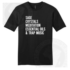 Sage Crystals Meditation T-shirt