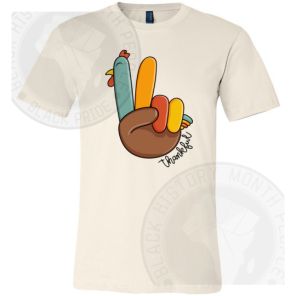 Thankful Peace Turkey T-shirt