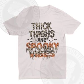 Thick Thighs And Spooky Vibes T-shirt