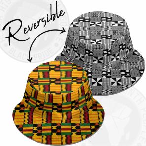 Traditional Kente Reversible Bucket Hat