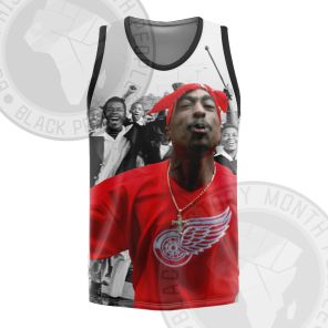 Tupac Shakur All Over Print Basketball Jersey