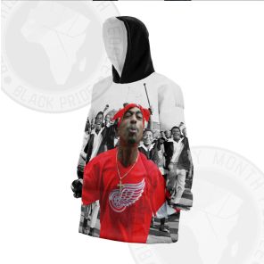 Tupac Shakur All Over Print Snug Oversized Blanket Hoodie