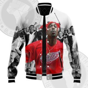 Tupac Shakur All Over Print Varsity Jacket