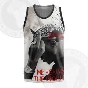 Tupac Shakur Me Against The World All Over Print Basketball Jersey