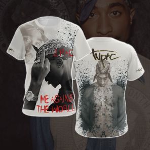 Tupac Shakur Me Against The World Cosplay T-shirt