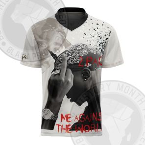 Tupac Shakur Me Against The World Football Jersey