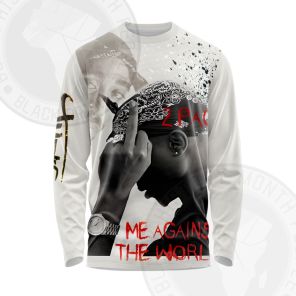 Tupac Shakur Me Against The World Long Sleeve Shirt
