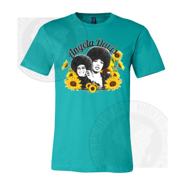 Angela Davis Sun Flower T-shirt