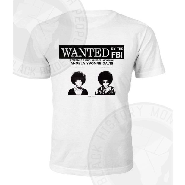 Angela Davis Wanted T-shirt