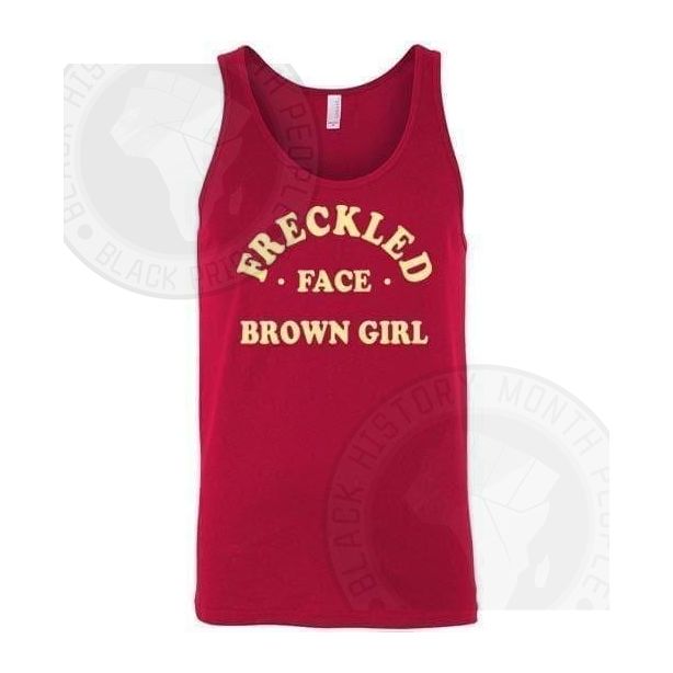 Freckled Face Brown Girl Tank
